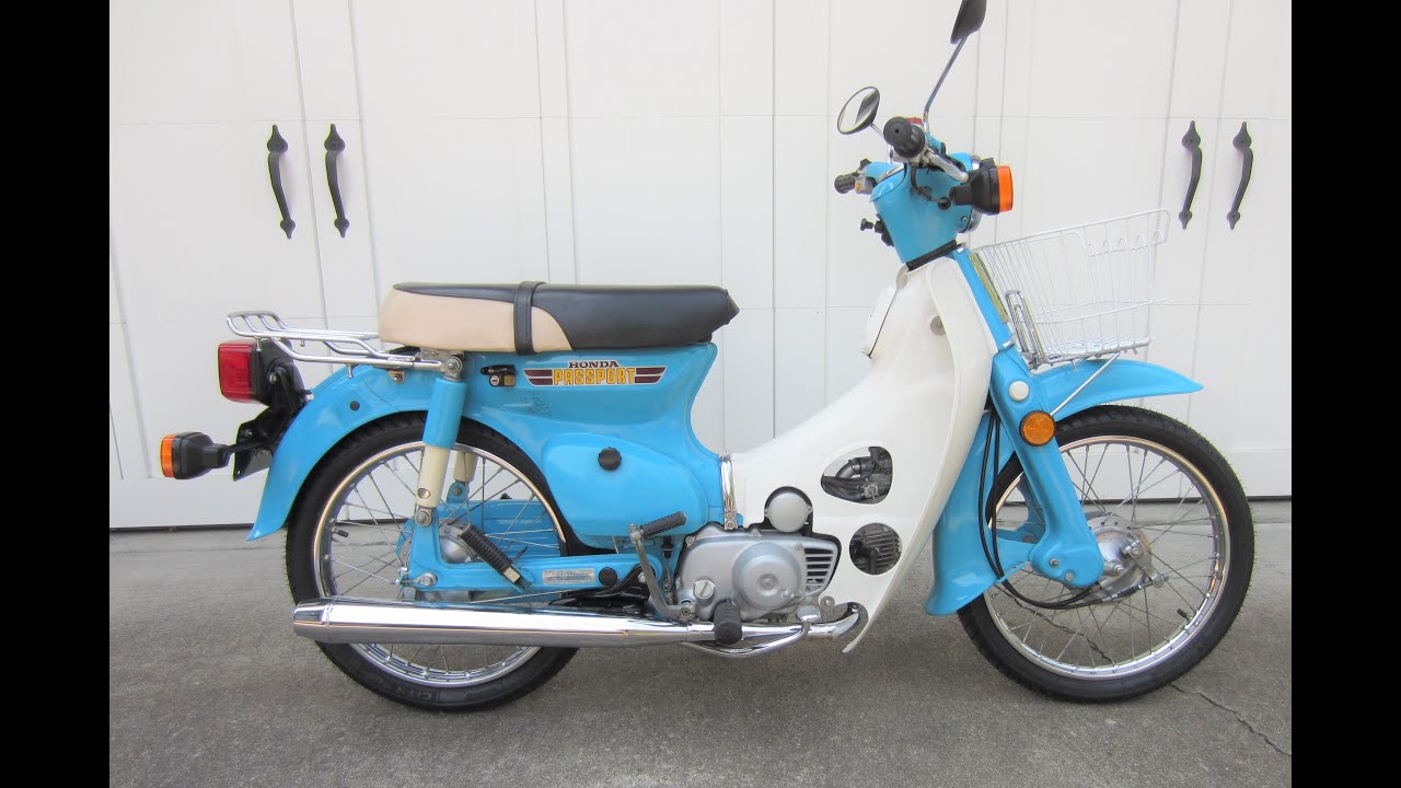 Honda C70 Passport 1981 - YouTube