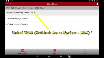 [LAUNCH X-431PRO/PRO3] Steering Angle Learning Instructions,BMW X3 E83