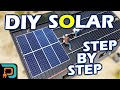 9kW DIY Home Solar Panel System Installation - Start to Finish