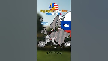 Flag Styles that are older than the U.S.A | #capcut #shorts #geography
