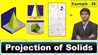 Projection Of Solids Problem 36