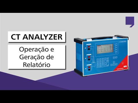 CT Analyzer - Operação e Geração de Relatório