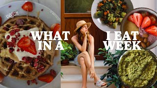 WHAT I EAT IN A WEEK to feel my best *as a vegan nutritionist graduate*