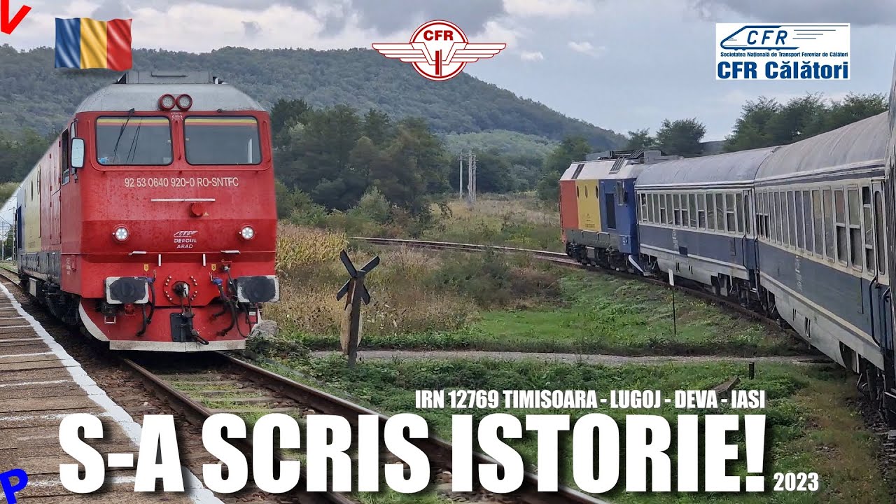 Timisoara - Deva (via Lugoj) | Calatorie Istorica tren cu vagoane Timisoara - Iasi pe traseu deviat