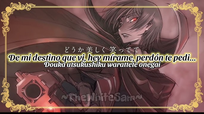 SAKURA BURST ; cö shu nie  romaji / sub español - Code Geass Lelouch of  the Rebellion Ending 2 