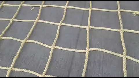 Interlock Splicing of Cargo Net