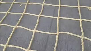 Interlock Splicing of Cargo Net