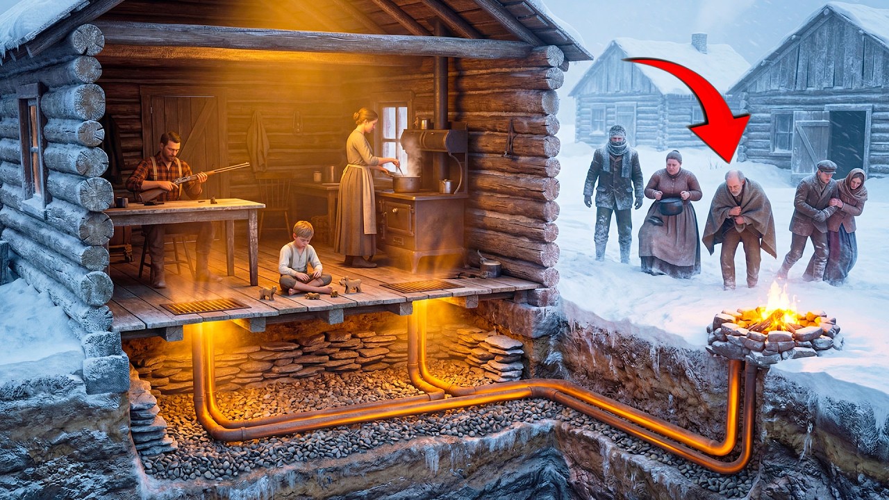 He Ran 60 Feet of Buried Pipe Before Building His Cabin — Until Warm Air Rose Through His Floor