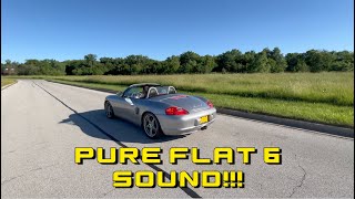 Letting the 986 Boxster S 550 Spyder sing with the Circuit Werks V2 exhaust and secondary pipes!!!