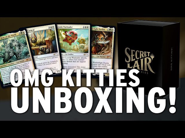 OMG KITTIES! | Secret Lair Drop Series Unboxing!