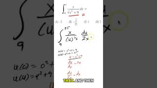 u-Substitution Made Easy ⚡️ Definite Integral Shortcut #maths#apcalc #exampreparation #calculus