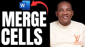 How to Merge Cells in Microsoft Word Table || Join Some Cells as One Unit in MS Word