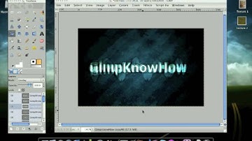 How to make Grunge Text in Gimp