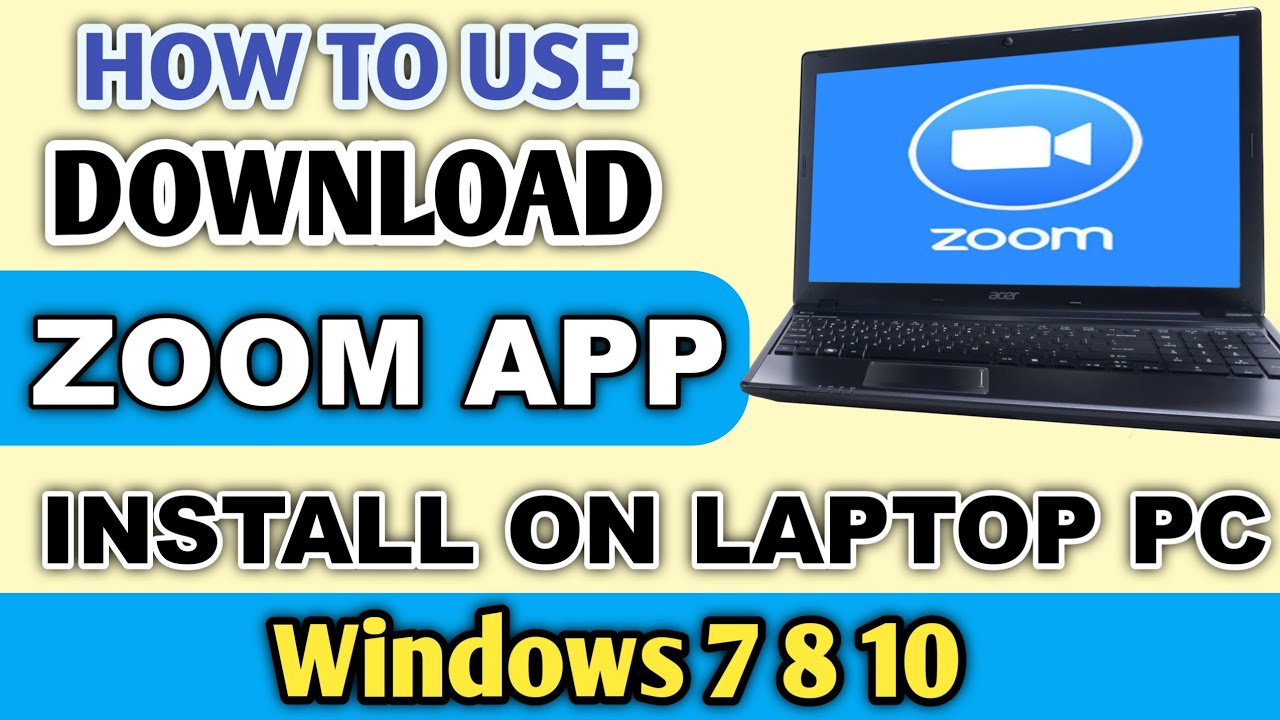 download zoom app laptop