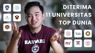 CARA DITERIMA 11 UNIVERSITAS TOP DUNIA (HARVARD, MIT, YALE, BERKELEY, dll) DENGAN BEASISWA