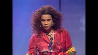 Sting wins British Male presented by Neneh Cherry | BRIT Awards 1994
