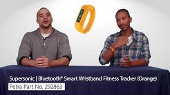 Supersonic SC-62SW ORANGE Bluetooth® Smart Wristband Fitness Tracker