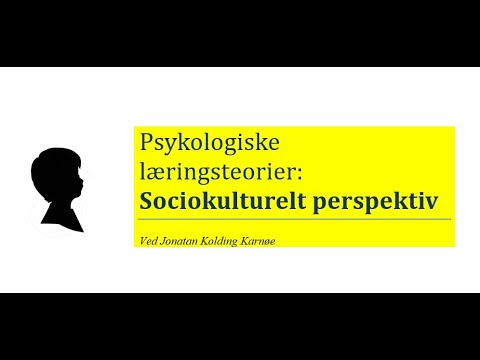 Video: Hvad er en sociokulturel aktivitet?