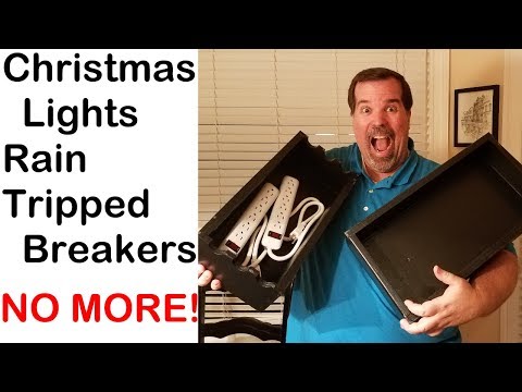 Weather proof outside extension cords and Christmas Lights (Scrap Project - How To)