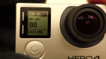 GoPro Hero 4 - New Settings Menu