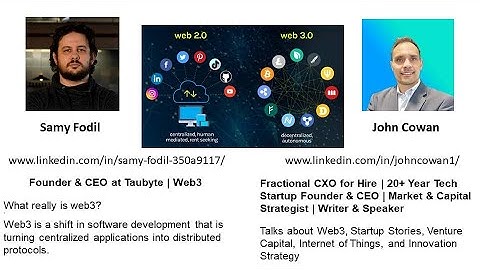 2022 July 7:  Web 3 Panel - Samy Fodil and John Cowan Discuss Web 3