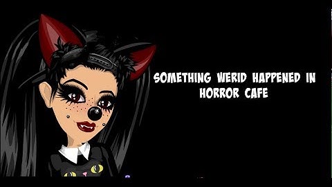 something weird happened in horror cafe