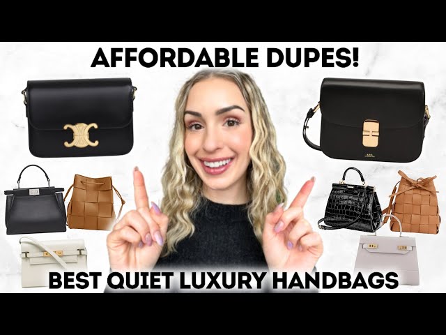 Quiet luxury handbags under $600: Vintage Gucci suede tote bag