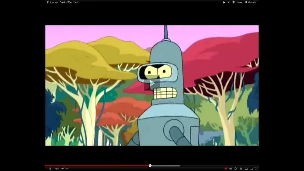 Bender sick of partying YouTube