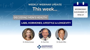 Decoding Men’s Health: Labs, Hormones, Lifestyle, and Longevity