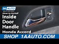 How to Replace Interior Door Handle 1994-97 Honda Accord