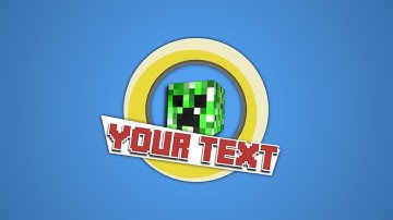 2D NEW Minecraft Intro Template[Cartoony] After Effects Template by Official™