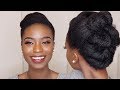 LOOK GOOD WITH YOUR NATURAL HAIR FOR VALENTINE!  - EASY UPDO NATURAL HAIR STYLE