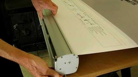 How to Remove a HER Banner from the Roll Up Frame