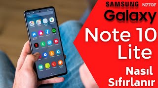 Galaxy Note 10 Lite | SM-N770F fabrika ayarlarına nasıl dönülür. How reset Samsung  Note 10 Lite
