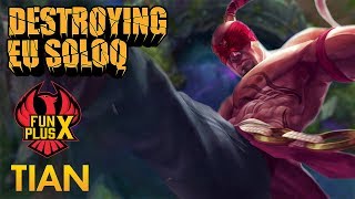 Destroying EU SoloQ: FunPlus Phoenix Tian - Lee Sin Jungle - KDA 20/2/13