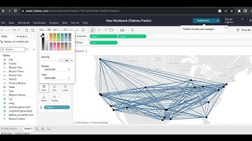 adding paths with origin and destinations to maps in tableau