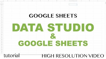 Data Studio & Google Sheets Reports Tutorial - Date Series, Line Chart, Bar-Column Chart - Part 2