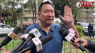 Gnathang Machong SDF Candidate Tshering Wangdi Lepcha Interacts With Media