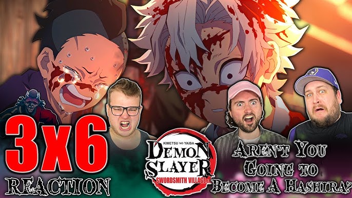 COMO ASSIM??? GENYA VAI MORRER? - React Demon Slayer EP 6