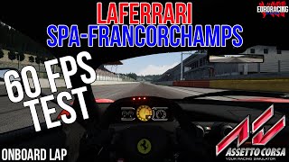 Assetto Corsa | 60FPS Test | LaFerrari at Spa-Francorchamps