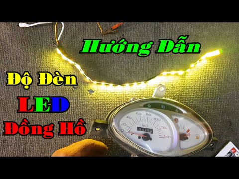 Video Hướng dẫn độ đèn Led mặt đồng hồ xe SYM Attila đổi màu... - youtube