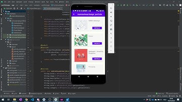 Android Studio: Portfolio app (demo)