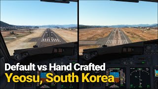 Exploring Yeosu Airport from Fly2High, Courtesy of Orbx