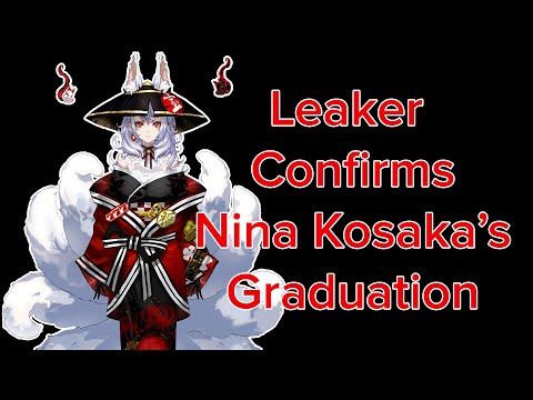 Nina Kosaka Graduates from Nijisanji - ANYCOLOR Has a Huge Leaker Problem【VTUBER CRINGE】