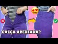 Como Alargar Calça Jeans APERTADA | Conserto de Roupas [SEM ENROLAÇÃO]✂️