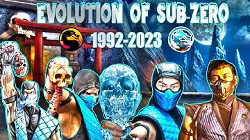 Evolution of Sub-Zero in Mortal Kombat Games (1992-2023)