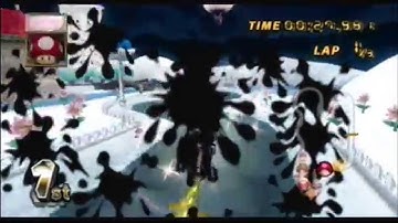 Mario Kart Wii Texture Hack: White Park (Replaces GCN Mario Circuit)