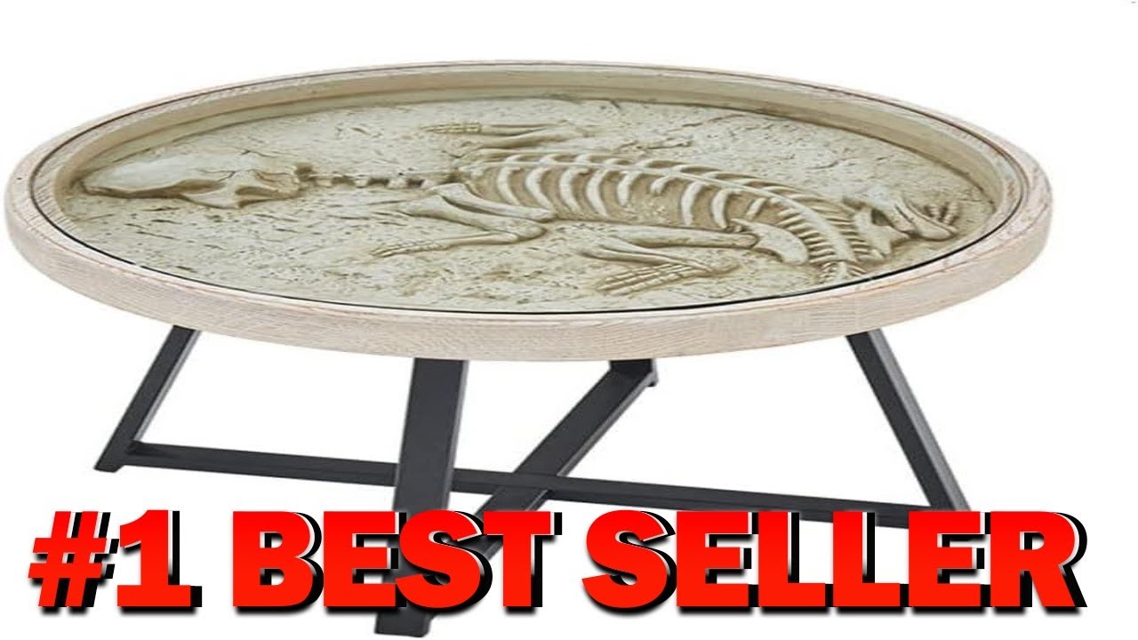 Coffee Tables Living Room Furniture Dinosaur Tea Table Metal Table Glass Small - B0CQ2JSVMN