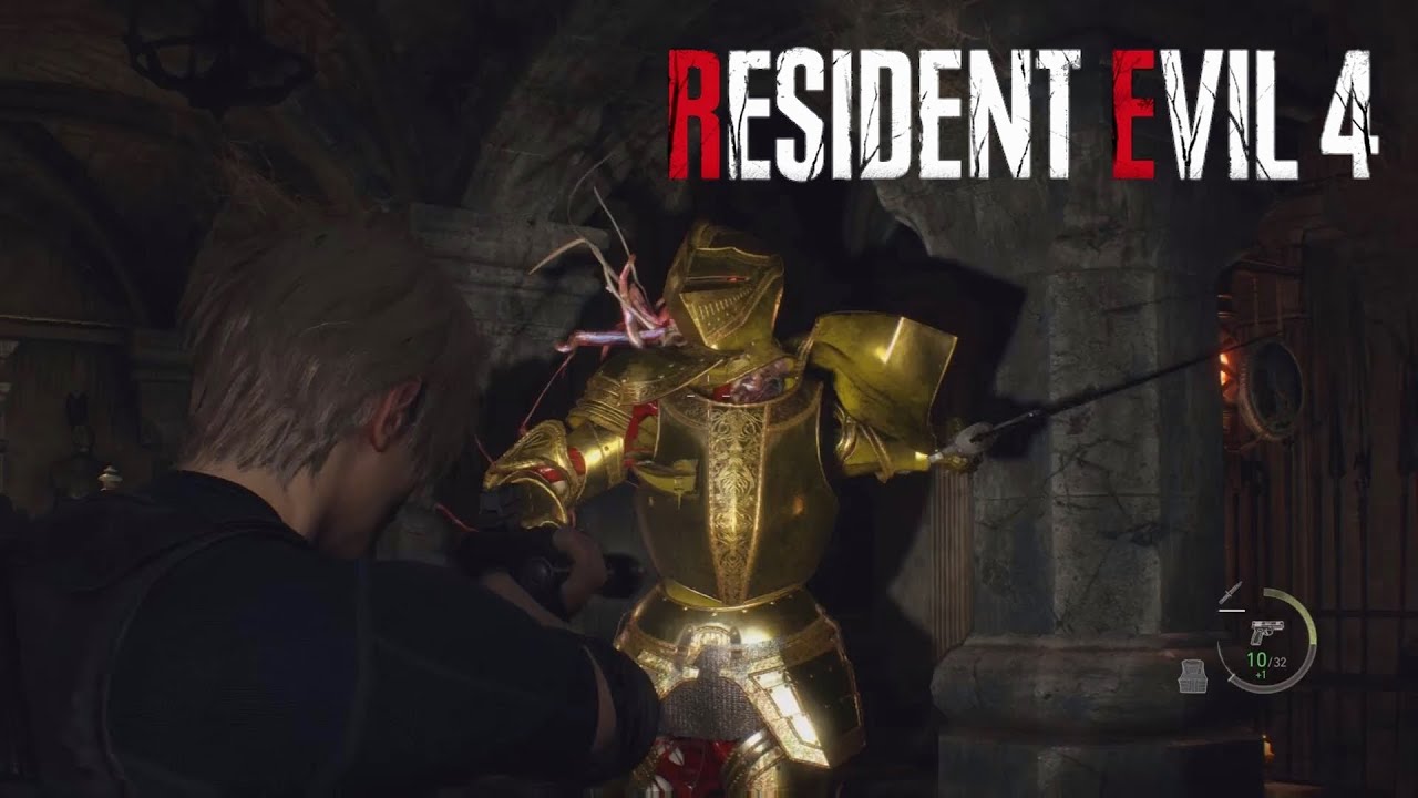 Resident Evil 4 Remake Golden Suit of Armor YouTube