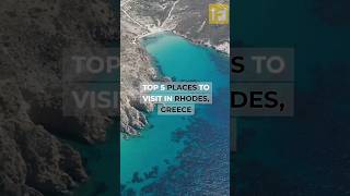 Top 5 BEST places to visit in Rhodes, Greece #shorts